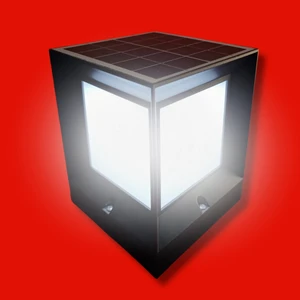 Aries Güneş Enerjili Kumandalı Profesyonel 100W Küp Set Üstü Aydınlatma