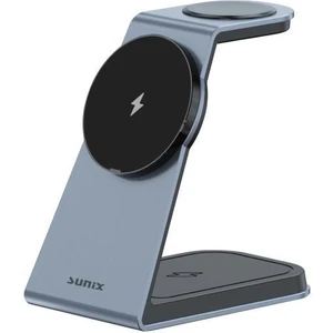 3in1 15W Telefon 2,5W Saat 3,5W Kulaklık Kablosuz Şarj Istasyonu Mg-80