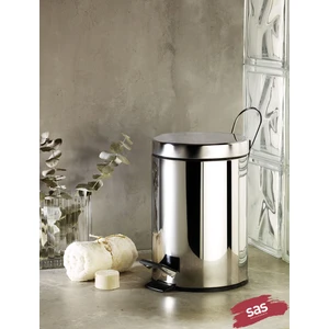 Krom Pedallı Banyo & Mutfak Çöp Kovası 5LT