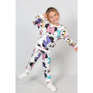 My Kids Wear Kışlık Çizgi Film Desenli Kız Çocuk Takımı 2