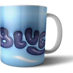 Bluey Optik Illüzyonlu Kupa Bardak Model 1