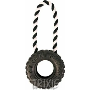 köpek kauçuk tekerlek ve ip tutamaç 15cm