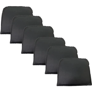 Knsz sırt minderi 6 lı mazlum syh suni deri cırtlı tel sandalyesi sırtı için