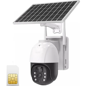 RTS-3611-4GS 3mp Güneş Panelli 4,5g 64GB SD-Kart Destekli 4,5g Simli PTZ Güvenlik Kamerası