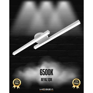 Hegza Lighting Marea ( Gri Kasa, Beyaz Işık ) Ledli Modern Plafonyer LED Avize, Salon, Mutfak, Oturma Odası