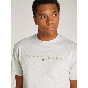Tommy Hilfiger Tjm Reg Gold Lınear Logo Tee Ext