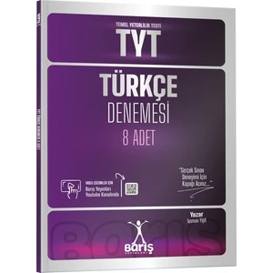 Barış Yayınları TYT Türkçe Denemesi 8 Adet - Teoman Yiğit