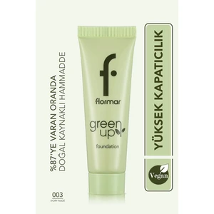 Green Up Vegan Formüllü Doğal Görünüm Veren Nemlendirici Fondöten (003 Ivory Nude) 4251903322225