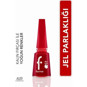 Jelly Look Nail Enamel Oje L23 Stunning Red