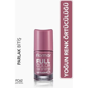 Full Color Yoğun Pigmentli Parlak Oje (FC62 Berry Brown) 8690604497614