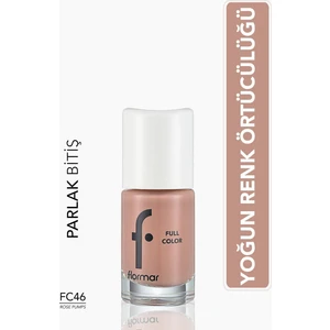 Flormar-Yüksek Pigmentli ve Uzun Süre Kalıcı Full Color Parlak Oje (FC46 Açık Gül Pembesi) 8690604379996