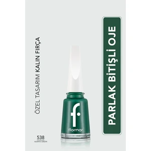 Nail Enamel Yüksek Pigmentli & Parlak Bitişli Oje (538 Always Green) 8682536047814