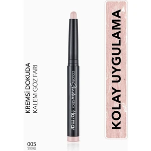 Color Shadow Yüksek Pigmentli & Işıltılı Asansörlü Kalem Göz Farı ( 005 Icy Pink) 8682536039451