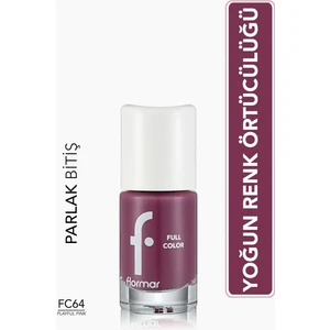 Full Color Yoğun Pigmentli Parlak Oje (FC64 Playful Pink) 8690604497638