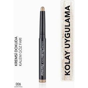 Color Shadow Yüksek Pigmentli & Işıltılı Asansörlü Kalem Göz Farı (006 Moonstone) 8682536039468