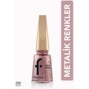 Star Shine Yüksek Pigmentli & Parlak Bitişli Metalik Oje