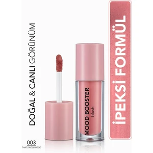 Mood Booster Doğal Görünüm Veren Yoğun Pigmentli Likit Allık (003 That's Rosewood)