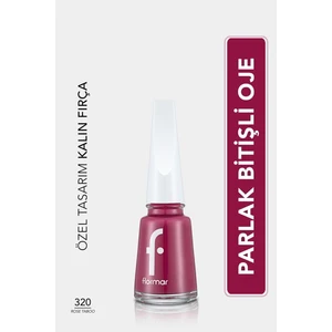 Klasik Parlak Bitişli Yüksek Pigmentli Oje (320 Rose Taboo New) 8682536035897