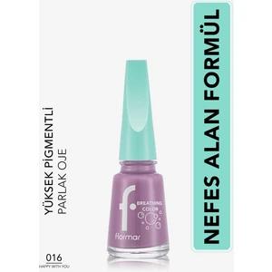 Breathing Color Yüksek Pigmentli & Parlak Bitişli Nefes Alan Oje (016 Happy With You) 8682536054232