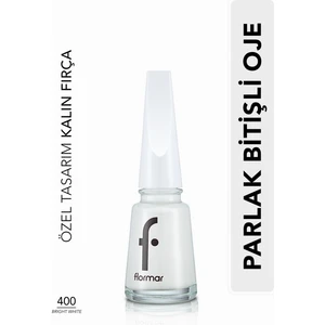 Klasik Parlak Bitişli Yüksek Pigmentli Oje (400 Brıght White New) 8682536035989