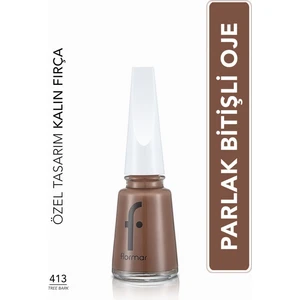 Klasik Parlak Bitişli Yüksek Pigmentli Oje (413 Tree Bark)