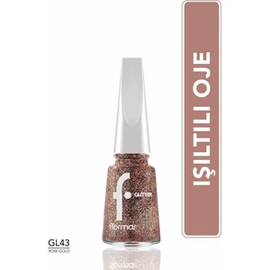 Glitter Yarı Transparan & Parlak Bitişli Simli Oje