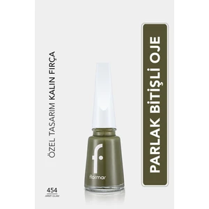 Nail Enamel Yoğun Renk Veren Uzun Süre Kalıcı Parlak Oje (454 Army Glam) 8682536036153