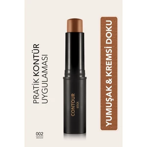 Flormar-Yumuşak Formüllü ve Mat Bitişli Stick Contour Pratik Kalem Kontür (002 Orta Ton) 8690604554867