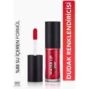Water Lip Stain Yoğun Renk Veren Uzun Süre Kalıcı Mat Dudak Tint'i (002 Love Craft) 8682536042178