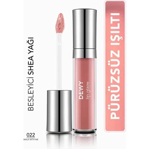Dewy Lip Glaze Nemlendirici Etkili Yarı Transparan Dudak Parlatıcısı (022 Walk With Me) 8682536069403