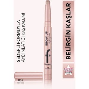 Kremsi Dokulu Brow Up Highlighter Pencil Aydınlatıcı Kalem- Pembe Altın (002 Rose Gold) 8682536072441