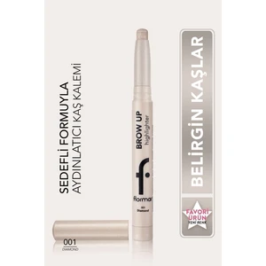 Kremsi Dokulu Brow Up Highlighter Pencil Aydınlatıcı Kalem- Gümüş (001 Diamond) 8682536072434