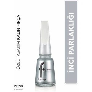 Pearly Yoğun Işıltı Veren Uzun Süre Kalıcı Sedefli Oje (PL390 Stylish Silver) 8682536035538