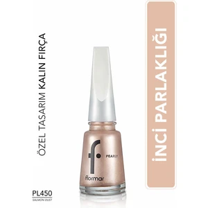 Yeni Maxi Brush Sedefli Parlak Oje (PL450 Salmon Dust )