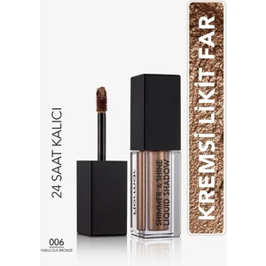 Flormar-Göz Farı Shimmer & Shine Liquid Shadow 006 Fabulous Bronze