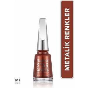 Star Shine Yüksek Pigmentli & Parlak Bitişli Metalik Oje (011 Spice Up) 8682536005678