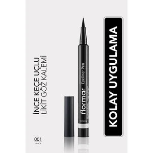 Yarı Mat Bitişli Eyeliner (001 Black) 8690604109609