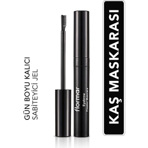 Flormar-Renk ve Şekil Sabitleyici Eyebrow Fixator Kaş Maskarası (001 Şeffaf) 8690604242733