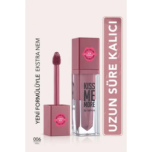 Kiss Me More Yüksek Pigmentli & Mat Bitişli Nemlendirici Likit Ruj (006 Doll) 8682536040679