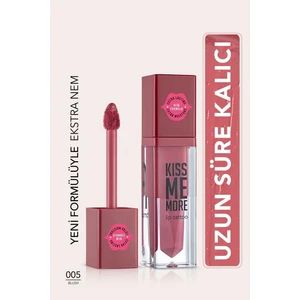 Kiss Me More Yüksek Pigmentli & Mat Bitişli Nemlendirici Likit Ruj (005 Blush) 8682536040662