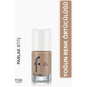 Full Color Yoğun Pigmentli Parlak Oje (FC06 Go Nude) 8690604310425