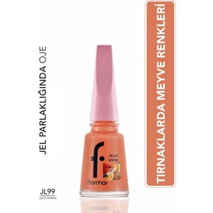 Jelly Look Yüksek Pigmentli & Parlak Bitişli Jel Görünümlü Oje