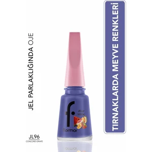 Jelly Look Yüksek Pigmentli & Parlak Bitişli Jel Görünümlü Oje