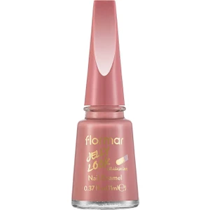 Jelly Look Yoğun Renk Veren Jel Görünümlü Parlak Oje (JL53 Drained Rose) 8690604568857