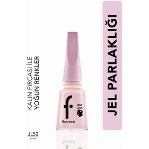 Jelly Look Yoğun Renk Veren Jel Görünümlü Parlak Oje (JL52 Barbie) 8690604568840