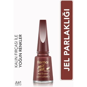 Flormar-Yoğun Pigmentli ve Uzun Süre Kalıcı Jelly Look Parlak Oje (JL61 Erik Moru) 8690604612819