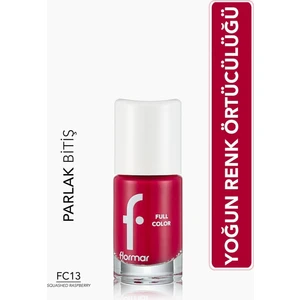 Full Color Yoğun Pigmentli Parlak Oje (FC13 Squashed Raspberry) 8690604310494