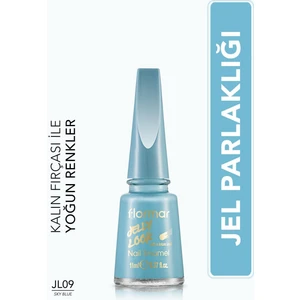 Flormar-Yoğun Pigmentli ve Uzun Süre Kalıcı Jelly Look Parlak Oje (JL09 Gök Mavisi) 8690604233670