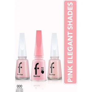Pink Elegant Shades 3'Lü Oje Seti