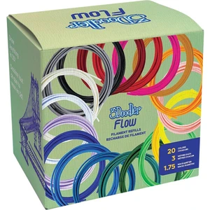 Flow Refill 20 Renk Yedek Filament Set - 1.75MM, Pla